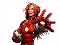 Female Iron Man 001
